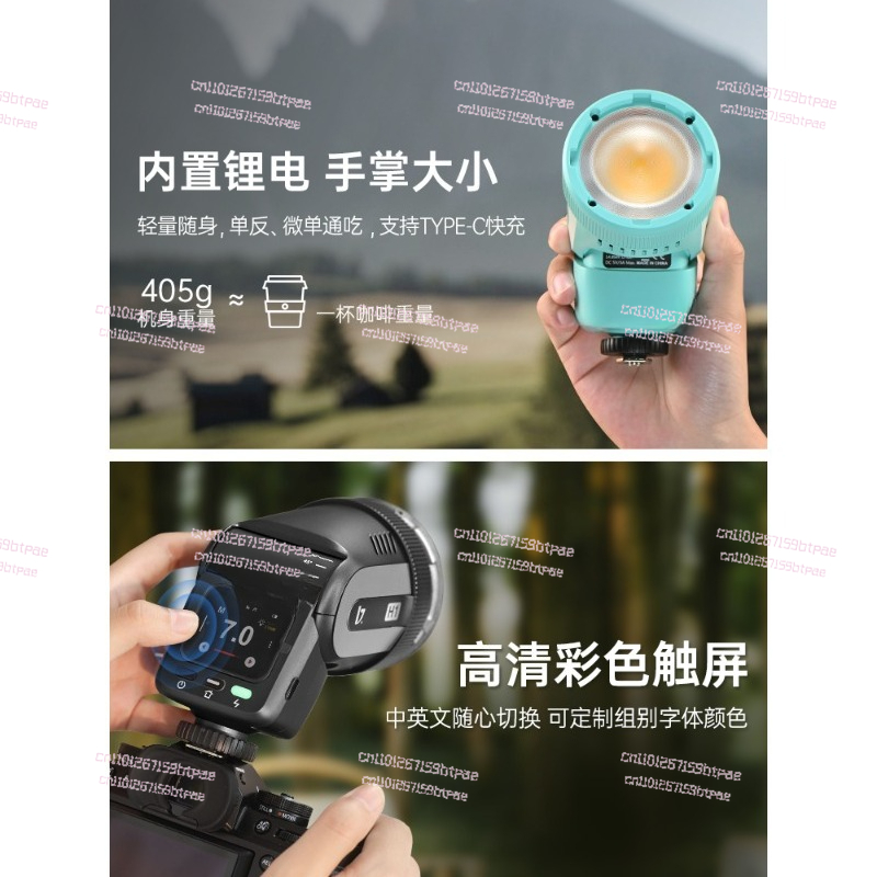 Photography Using Lighting - 12W オンカメラフラッシュライト、写真撮影とビデオ撮影両用フィルライト、デジタル一眼レフカメラとミラーレスカメラ用の高速アクセサリー