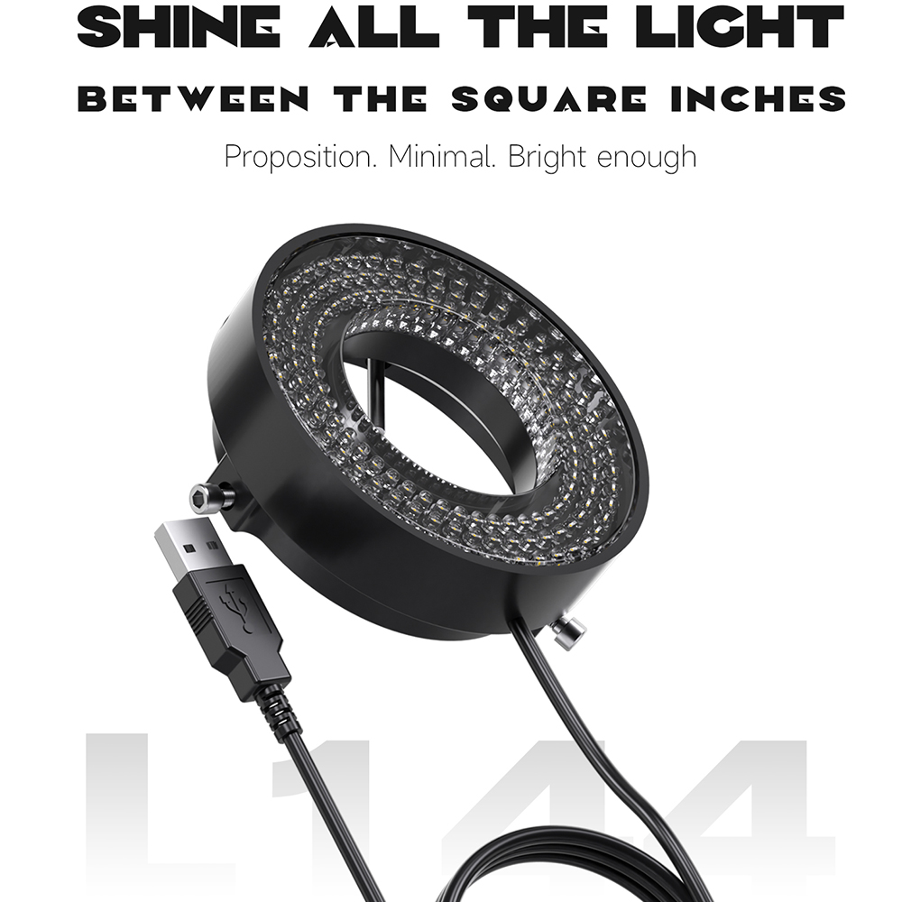 Photography Lighting Diagram - メカニック L144 LS6 顕微鏡 LED リングライト照明ランプ工業用顕微鏡カメラ拡大鏡サークル光源用