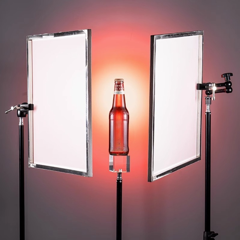 Jewelry Photography Lighting Kit - 40×40cm 撮影用ディフュージョンリフレクター ソフトライトモディファイアーボード 食品 化粧品 ジュエリー用
