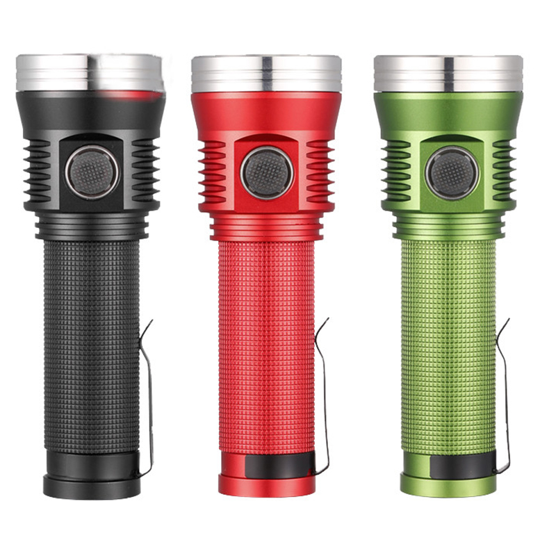 Snoot Flash Modifier - ズーム付きの強力なLED懐中電灯,USB充電付きの強力なランタン,タイプC,キャンプ,釣り,ハイキング用,6000lm,範囲750m