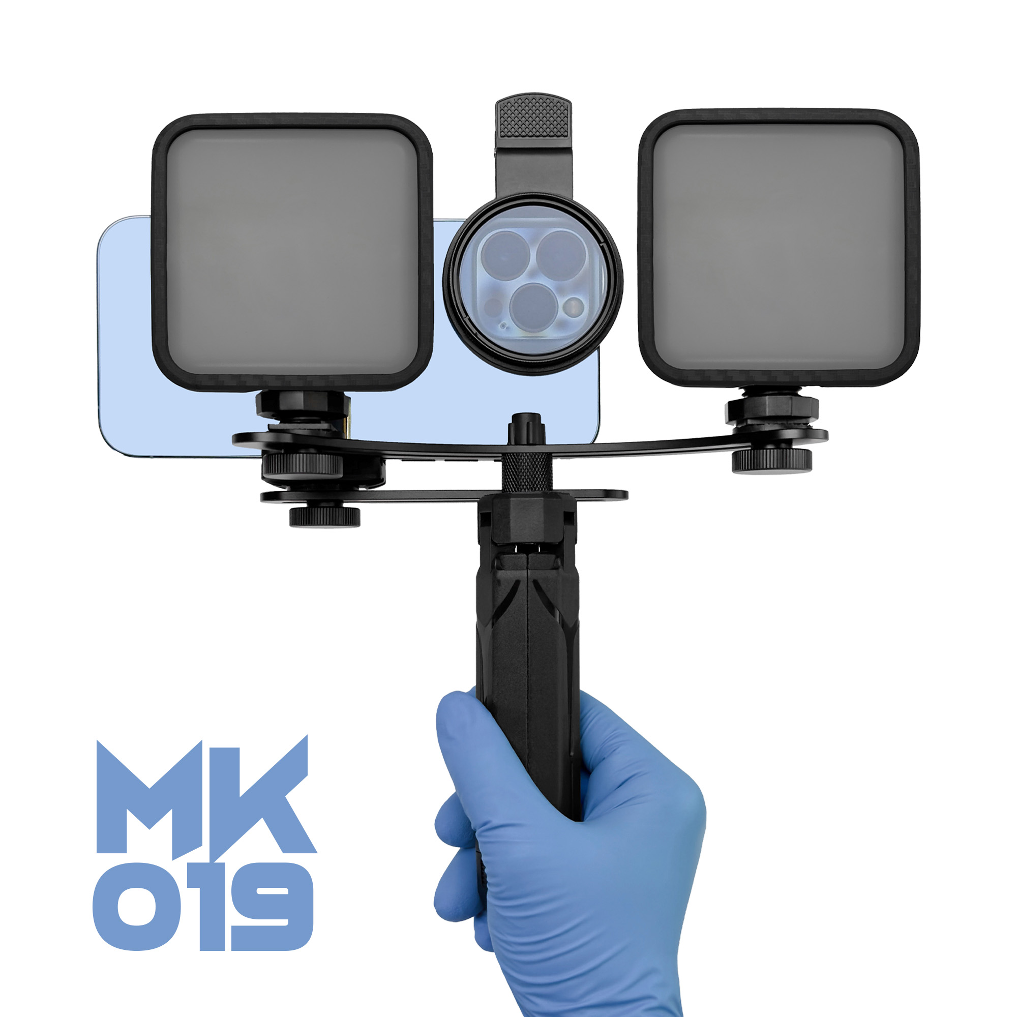 Photography Lighting Spotlight - HERA 写真撮影ライト MK019 写真やビデオ用のフィルランプ 懐中電灯比色ツール MK-019