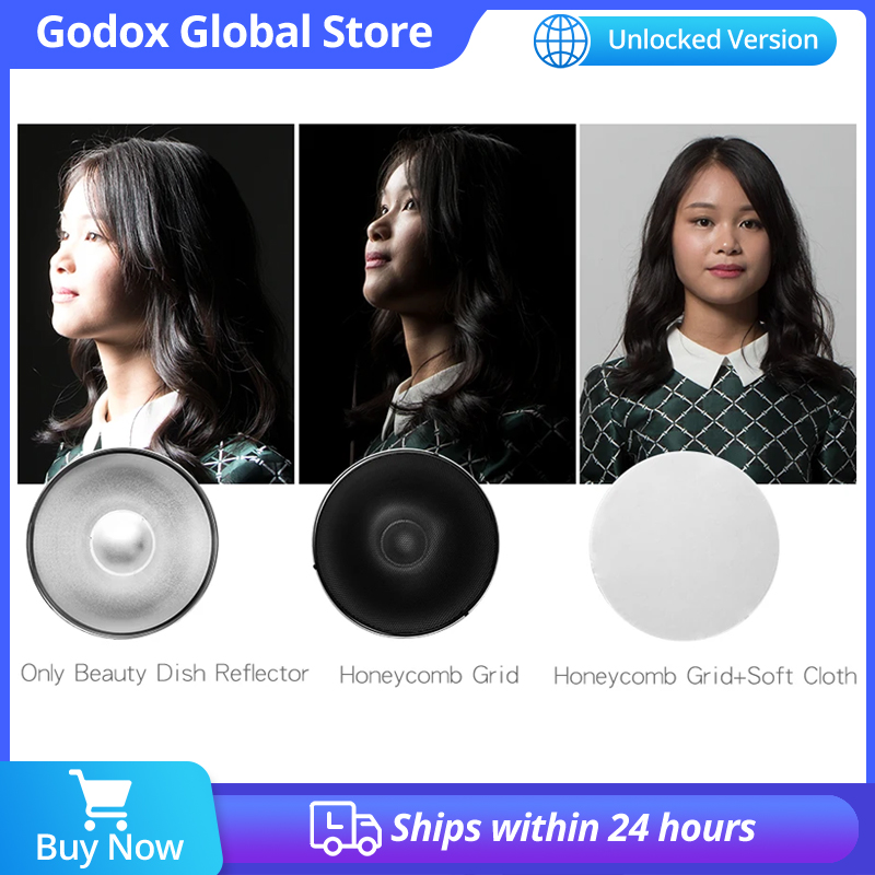 Beauty Dish 55Cm - ゴドックス 55cm 22インチ スタジオ シルバービューティーディッシュ ボーエンズマウント