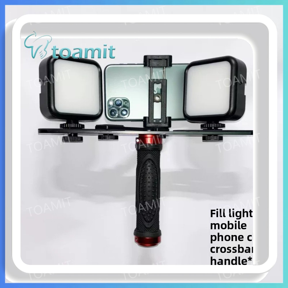 Photography Lighting Kit - 歯科用撮影ライト、スマートフォン用Bluetooth LEDフラッシュ、口腔検査歯のホワイトニング撮影、ポータブルフィルライトキット