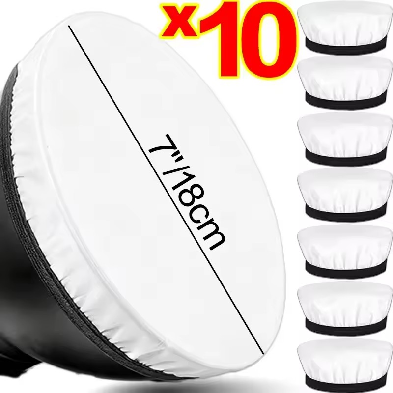 Macro Photography Lighting Kit - 1/3/5/10 個 7 インチ写真撮影ライトソフトディフューザークロス標準スタジオストロボリフレクターテレビ撮影小道具ユニバーサル