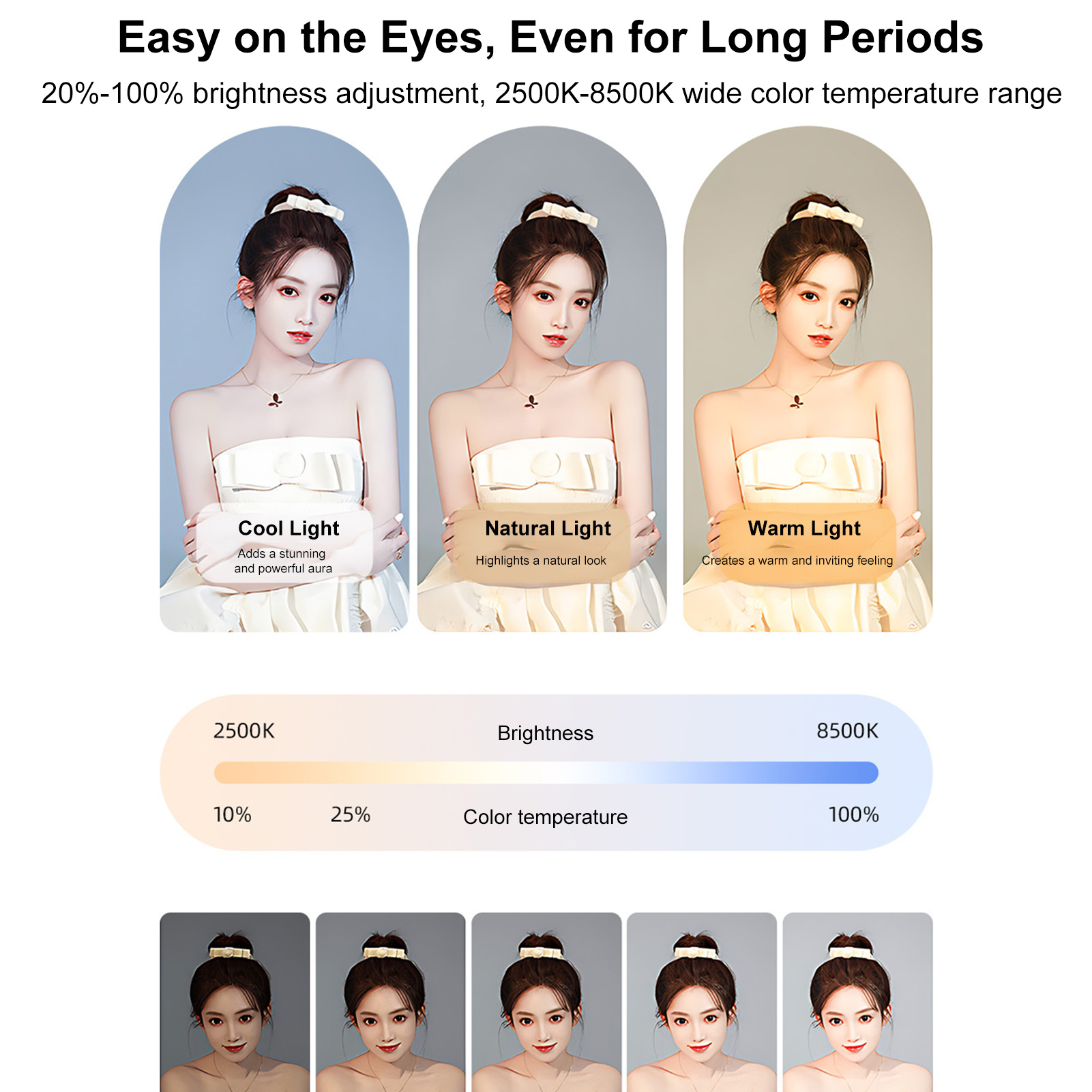 充電式携帯電話ライト、ハンドヘルドフォンスタビライザー（スマ - Photography Lighting Spotlight のレビューと価格
