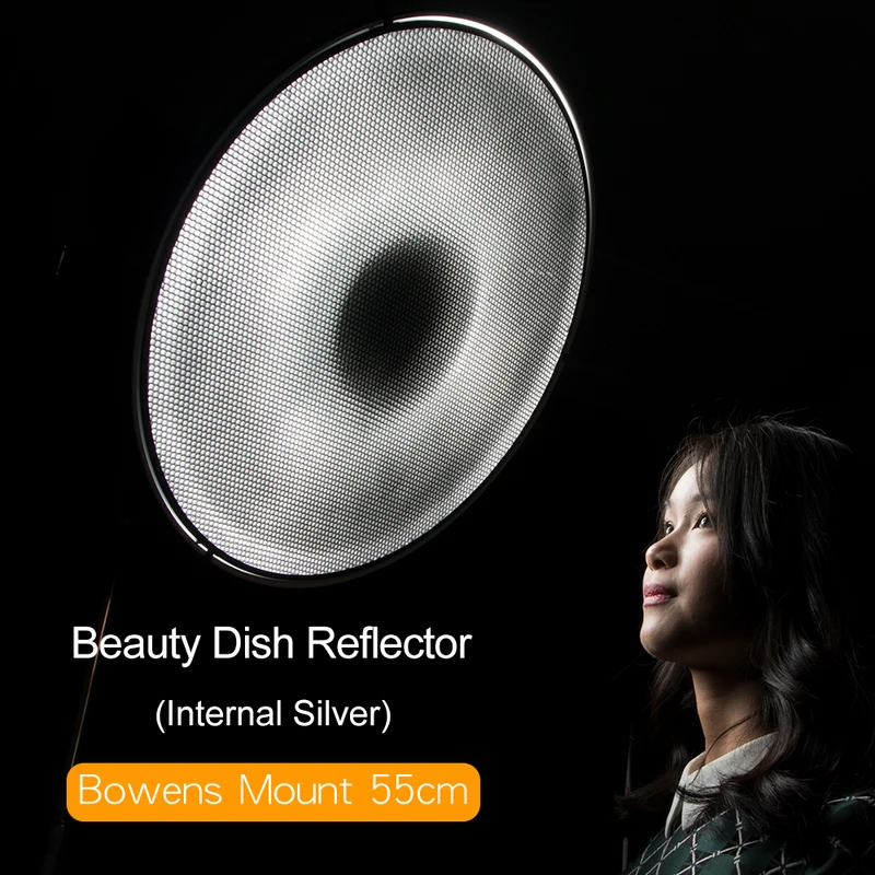 55cm 22 スタジオ シルバー ビューティーディッシュ  - Beauty Dish 55Cm のレビューと価格