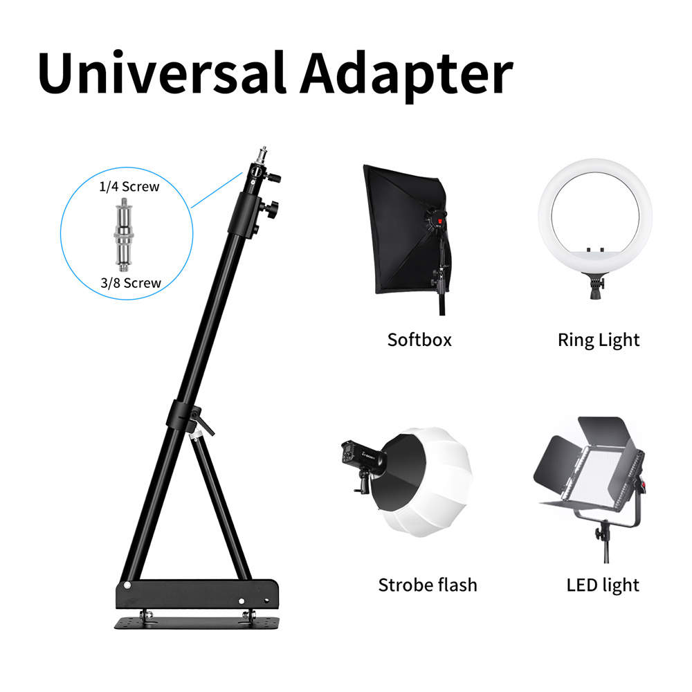 写真撮影用三角アーム付きストロボライト,壁掛け,ソフトボック - Photography Lighting Triangle のレビューと価格
