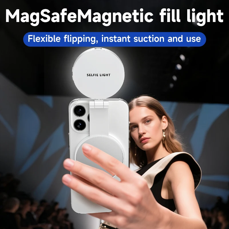 Magsafe 電話用 LED Selfie フィルライト  - Photography Lighting Spotlight のレビューと価格