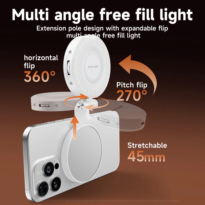 Magsafe 電話用 LED Selfie フィルライト  - Photography Lighting Spotlight のレビューと価格