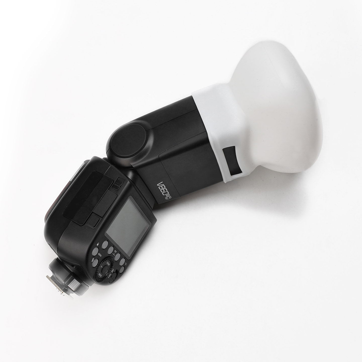 ポータブルシリコンフラッシュディフューザー ソフトライトボー - Photography Lighting Godox のレビューと価格