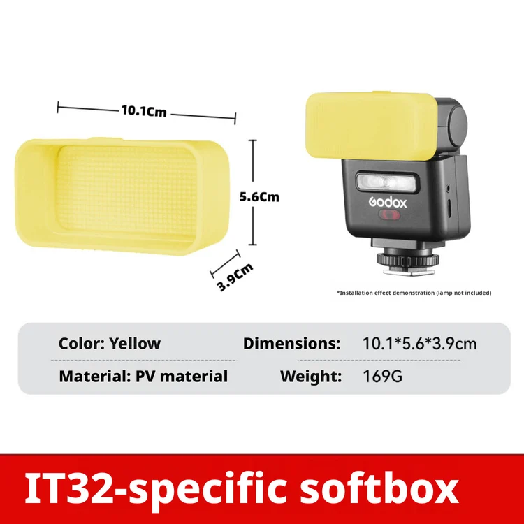 ゴドックス iT32 ミニフラッシュ用 3色フラッシュディフ - Photography Lighting Godox のレビューと価格