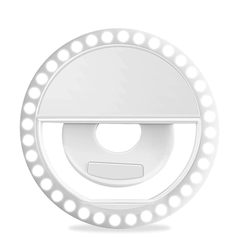 USB充電式LEDセルフィーリングライト、ポータブルフィルラ - Photography Lighting Effects のレビューと価格
