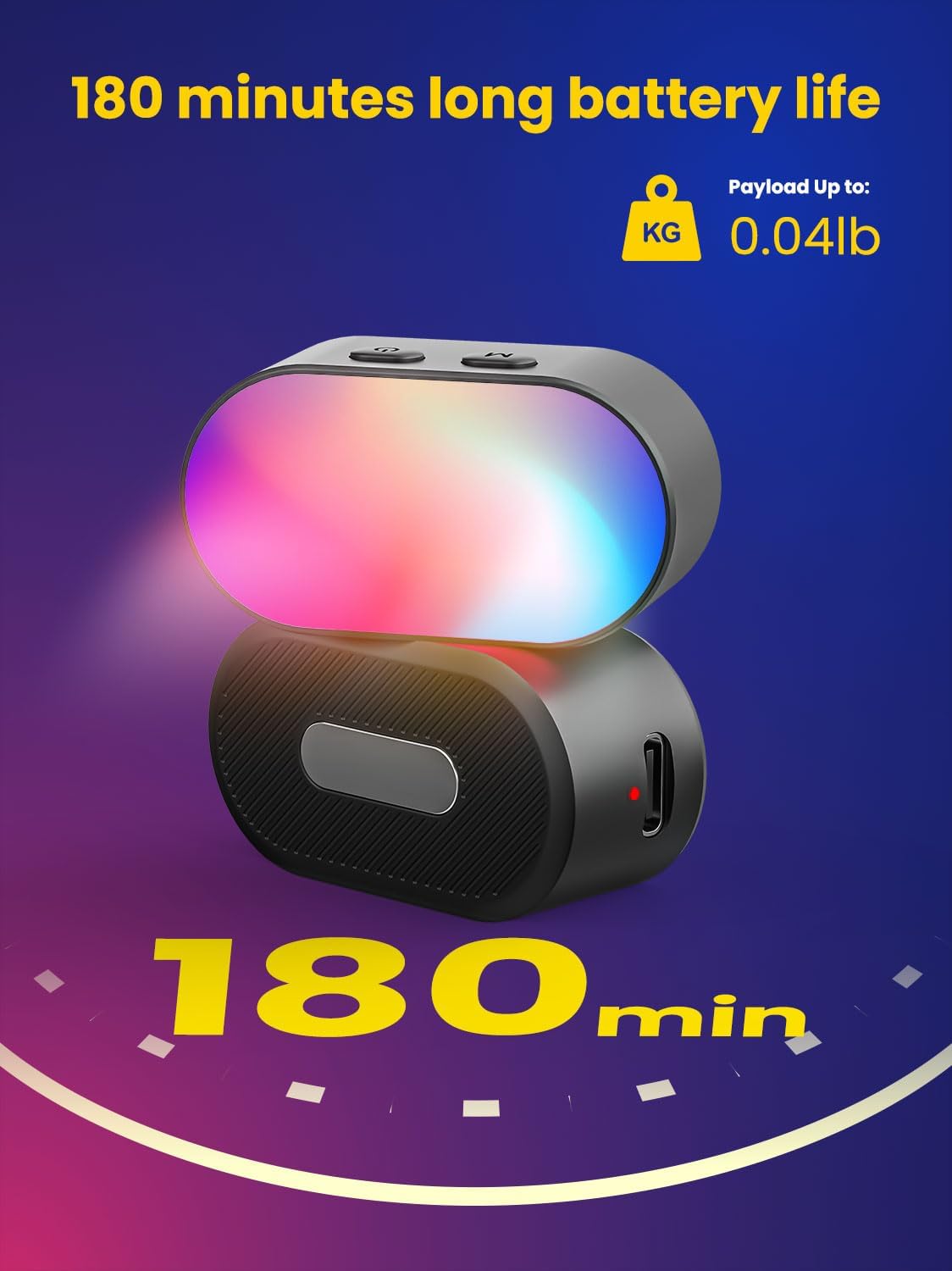 AOCHUAN ミニ RGB 磁気補助光 3 ストップ輝度  - Photography Lighting Spotlight のレビューと価格