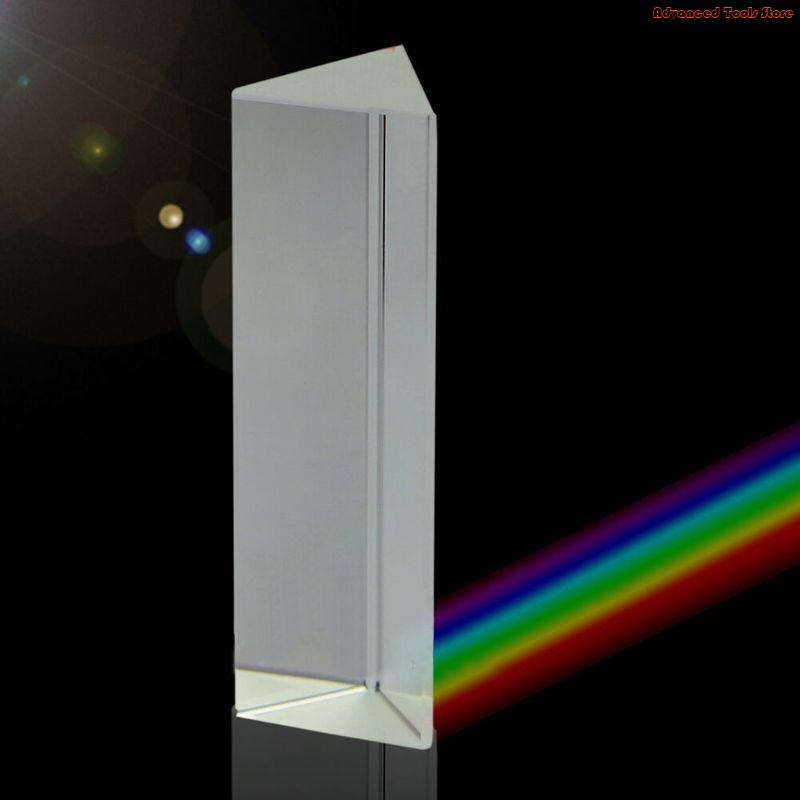 10CM 光学ガラストリプル三角プリズム物理屈折光スペクトル - Photography Lighting Triangle のレビューと価格
