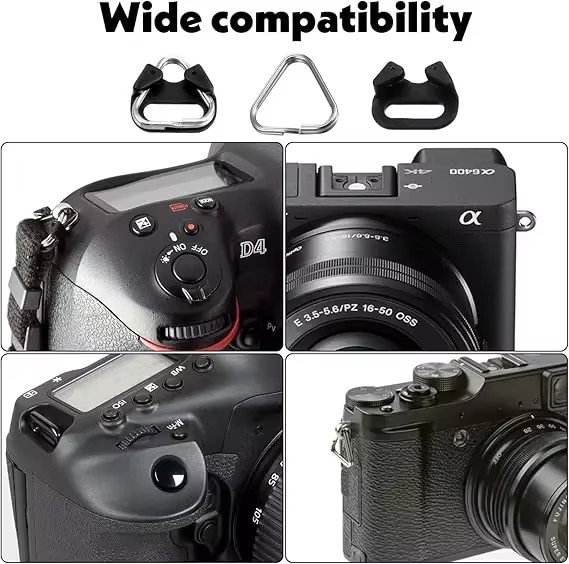 カメラベルトフック カメラショルダーストラップ 三角形スプリ - Macro Photography Lighting Kit のレビューと価格