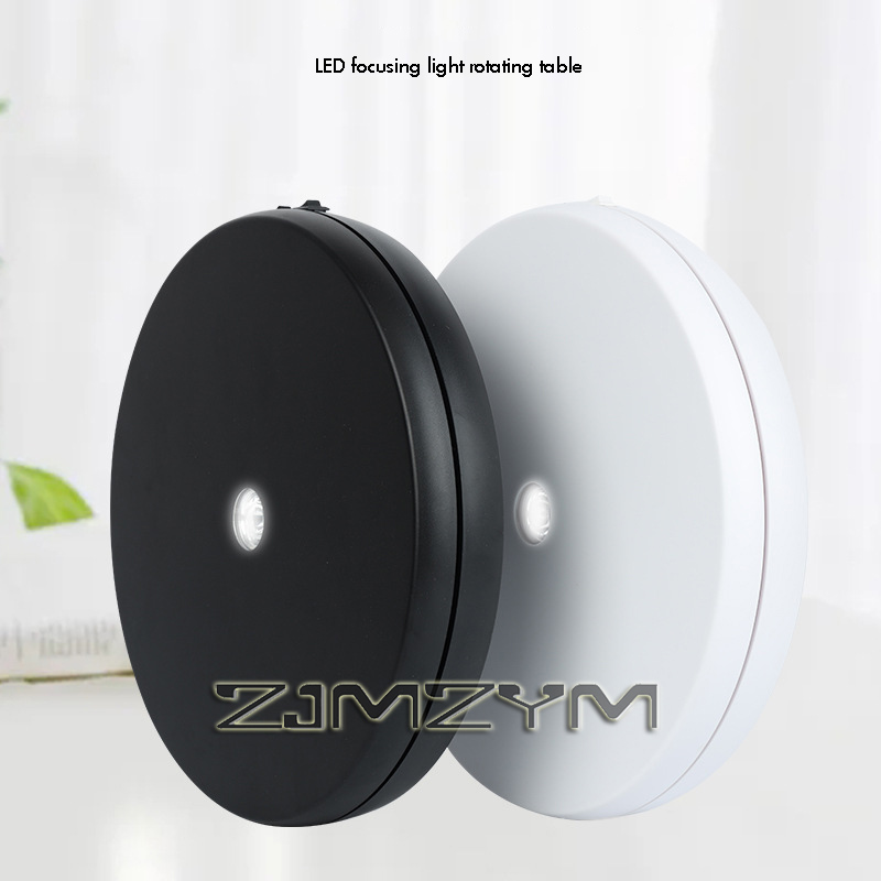 25CM電動回転スタンド、LEDライト付き、360度撮影ター - Jewelry Photography Lighting Kit のレビューと価格