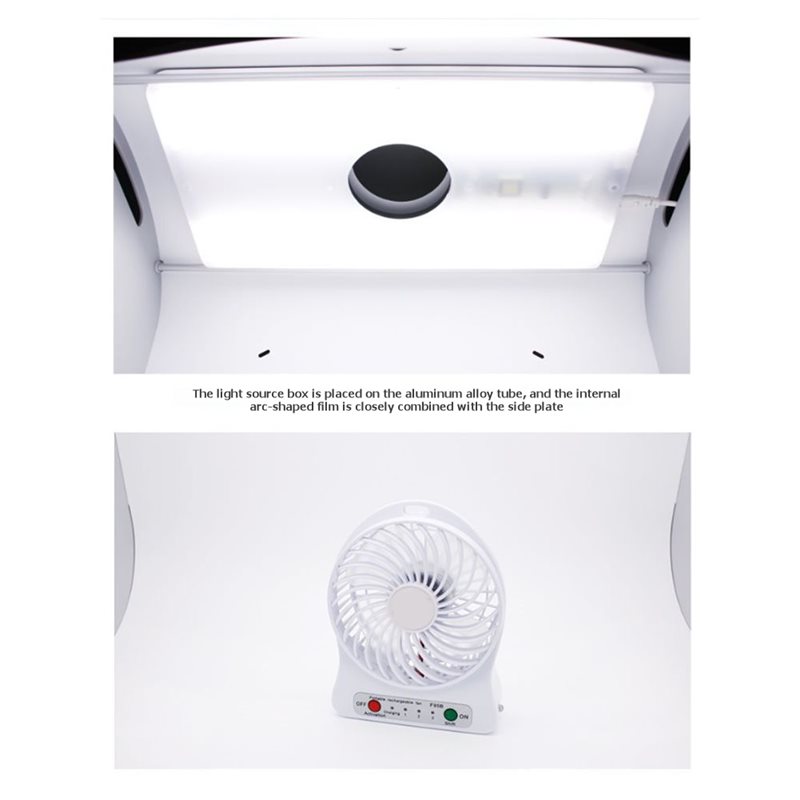 DT24 LEDフォトライトボックス、調光可能な写真用ソフト - Jewelry Photography Lighting Kit のレビューと価格