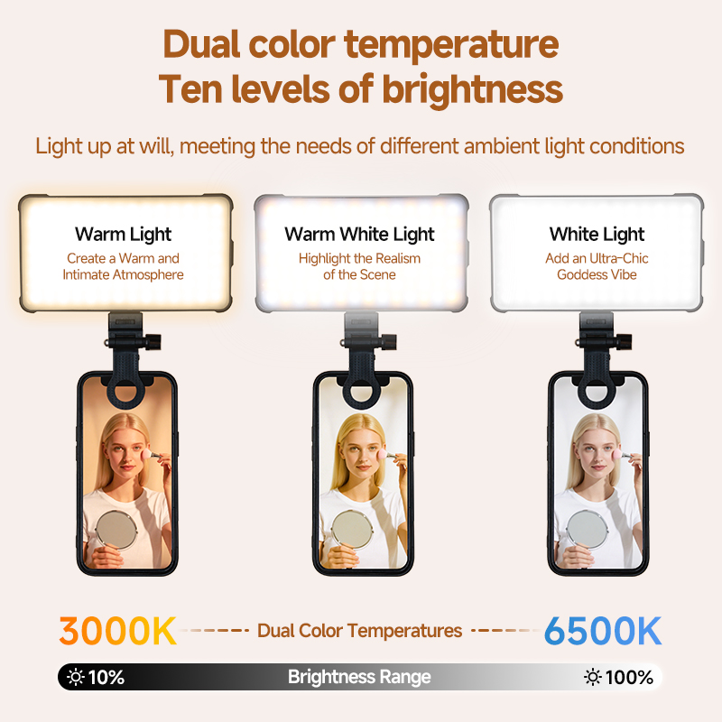 RGB LEDビデオライト、ストレートポケット撮影用照明クリ - Photography Lighting Effects のレビューと価格