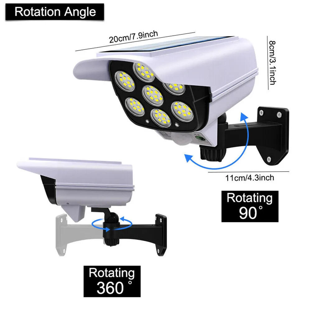 屋外ソーラーライトモーションセンサーセキュリティダミーカメラ - Photography Lighting Diagram のレビューと価格