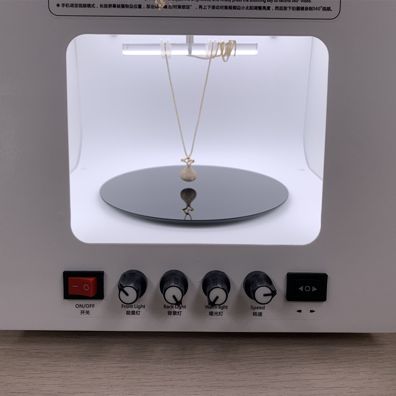 SANOTO 写真スタジオアクセサリーネックレスハングと回転 - Jewelry Photography Lighting Kit のレビューと価格