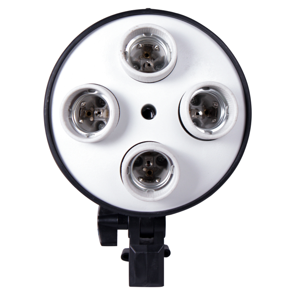 E27ベース4ランプホルダー電球ソフトボックスキットに使用写 - Photography Lighting Kit のレビューと価格