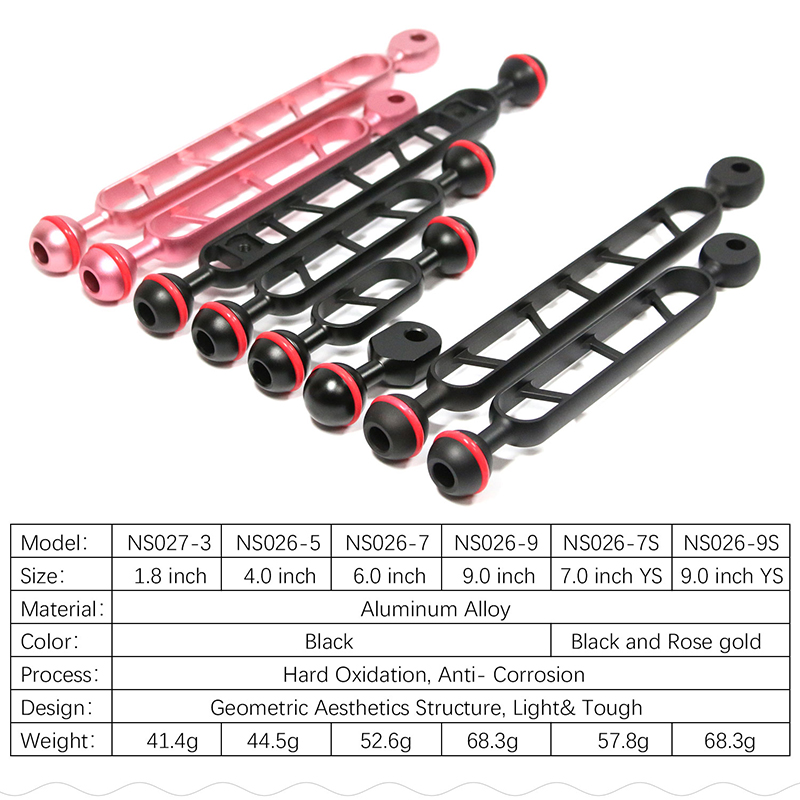 Nitescuba ダイビングアルミボールアダプター Ys  - Macro Photography Lighting Kit のレビューと価格