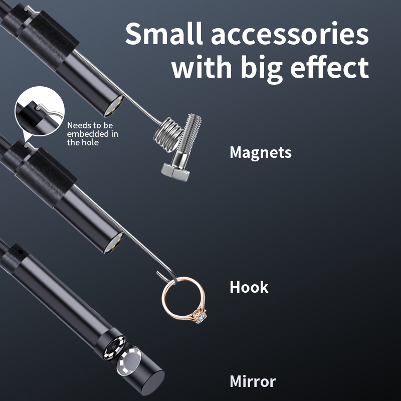 新しいUSB内視鏡 OTG Android携帯用 7mmボア - Photography Lighting Diagram のレビューと価格