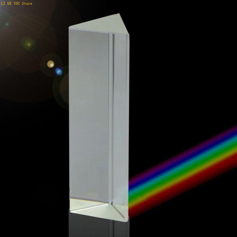 W3JE 光学ガラストリプル三角プリズムスペクトル物理屈折ラ - Photography Lighting Triangle のレビューと価格