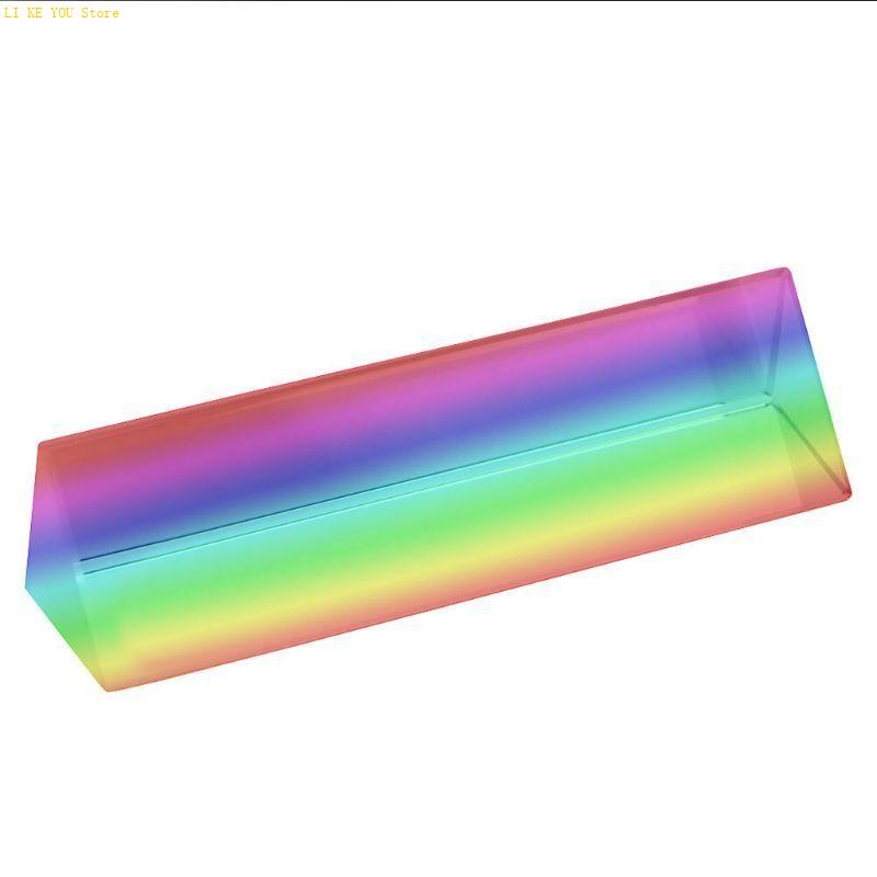 W3JE 光学ガラストリプル三角プリズムスペクトル物理屈折ラ - Photography Lighting Triangle のレビューと価格