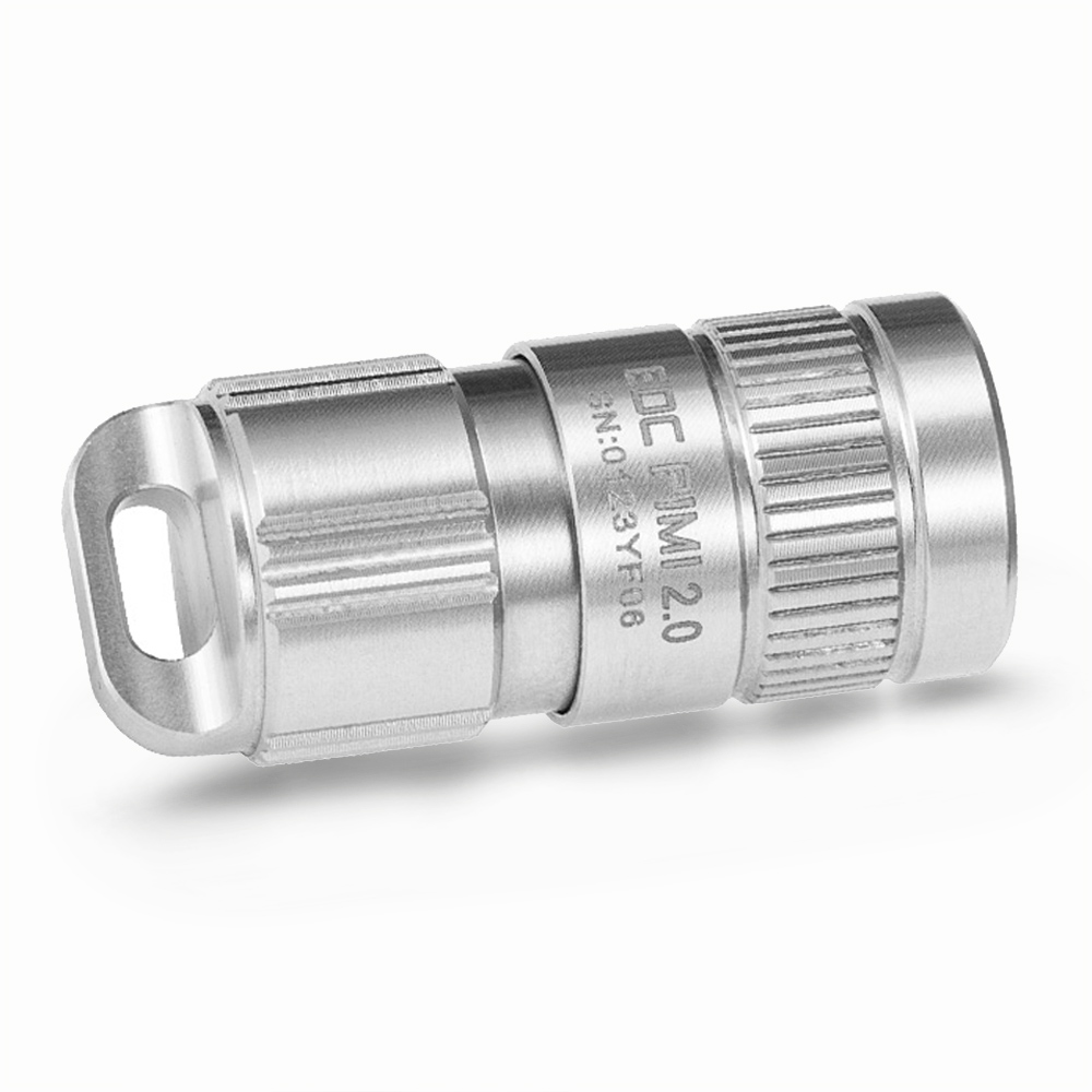 EDC LED チタン懐中電灯ポケットライト USB C 充 - Snoot Flash Modifier のレビューと価格