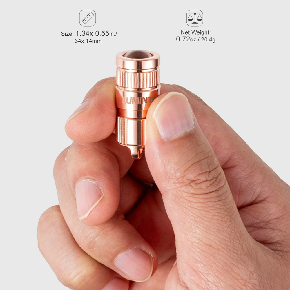 銅製懐中電灯 EDC LED ポケットライト タイプ USB - Snoot Flash Modifier のレビューと価格