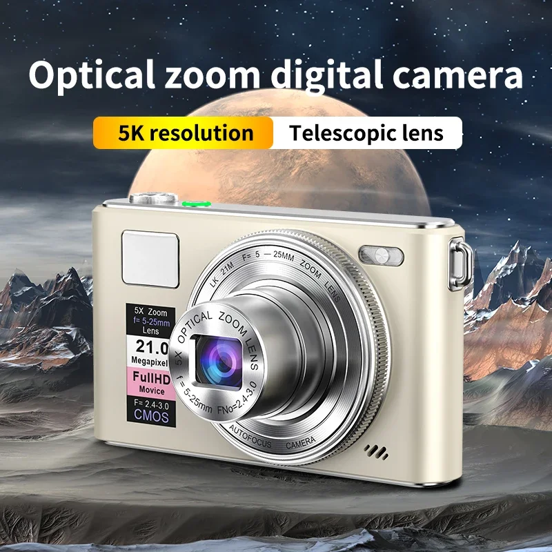 5K 64MP HDデジタルカメラ 5倍光学ズーム望遠レンズ - Photography Using Lighting のレビューと価格