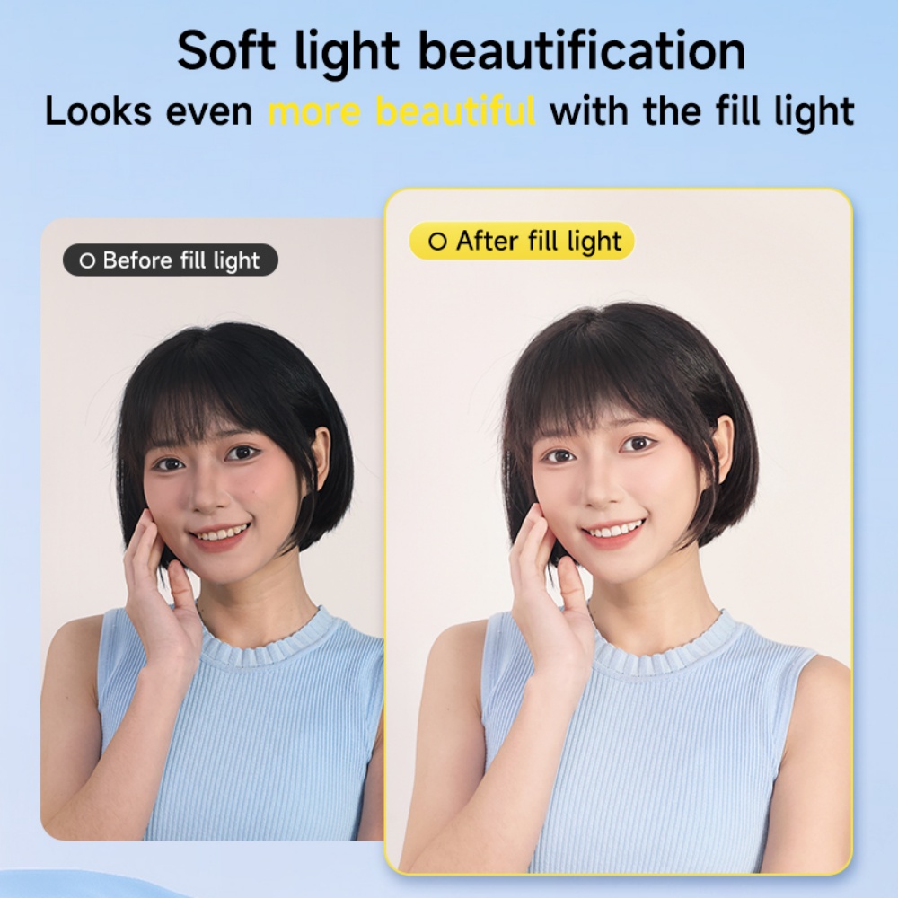 D7 ポータブルマカロンカラー携帯電話ライト写真とビデオスプ - Photography Lighting Spotlight のレビューと価格