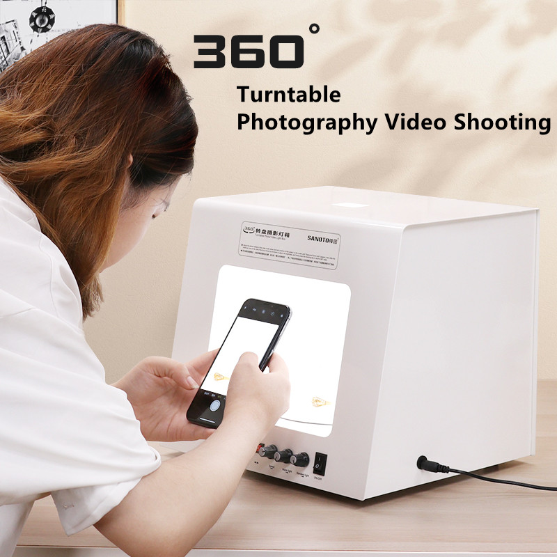 Sanotoミニフォトスタジオ写真ライトボックスソフトボック - Jewelry Photography Lighting Kit のレビューと価格