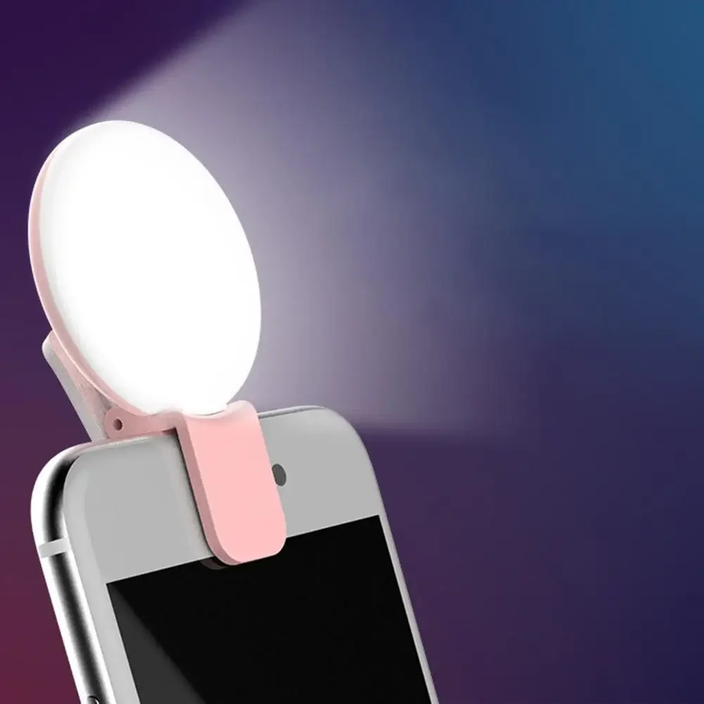 携帯電話 LED Selfie リングライトポータブルミニ耐 - Photography Lighting Effects のレビューと価格