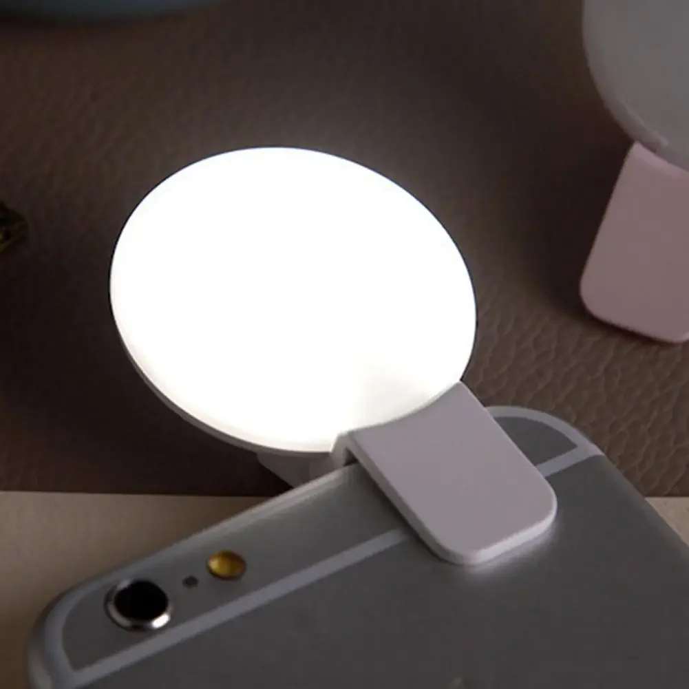 携帯電話 LED Selfie リングライトポータブルミニ耐 - Photography Lighting Effects のレビューと価格
